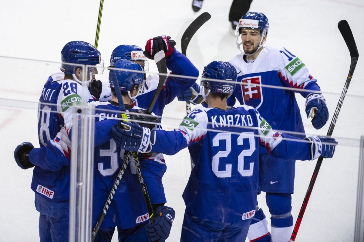 Lotyšsko MS2021 Hokej A SR Švédsko Slovensko