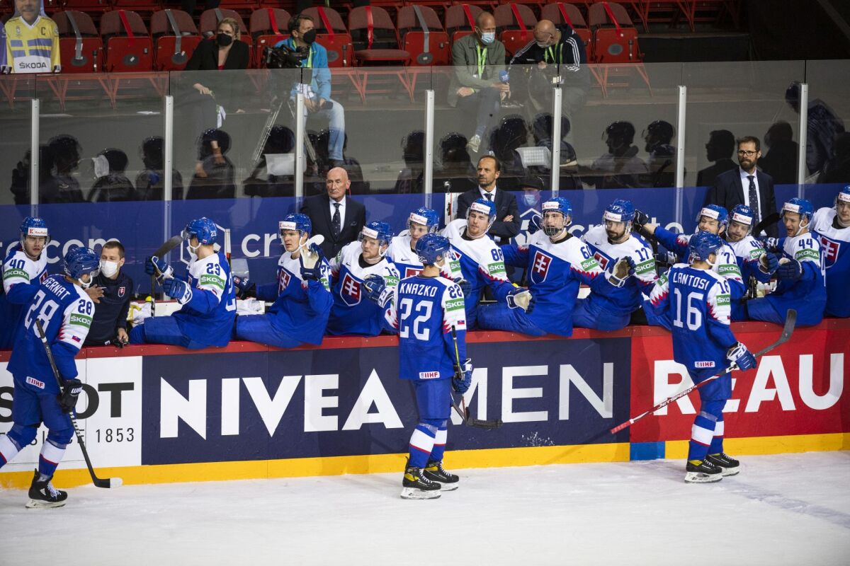 Lotyšsko MS2021 Hokej A SR Švédsko Slovensko