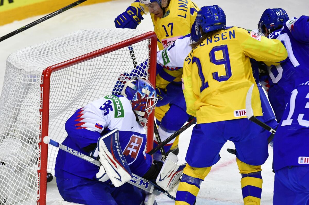 Lotyšsko MS2021 Hokej A SR Švédsko Slovensko