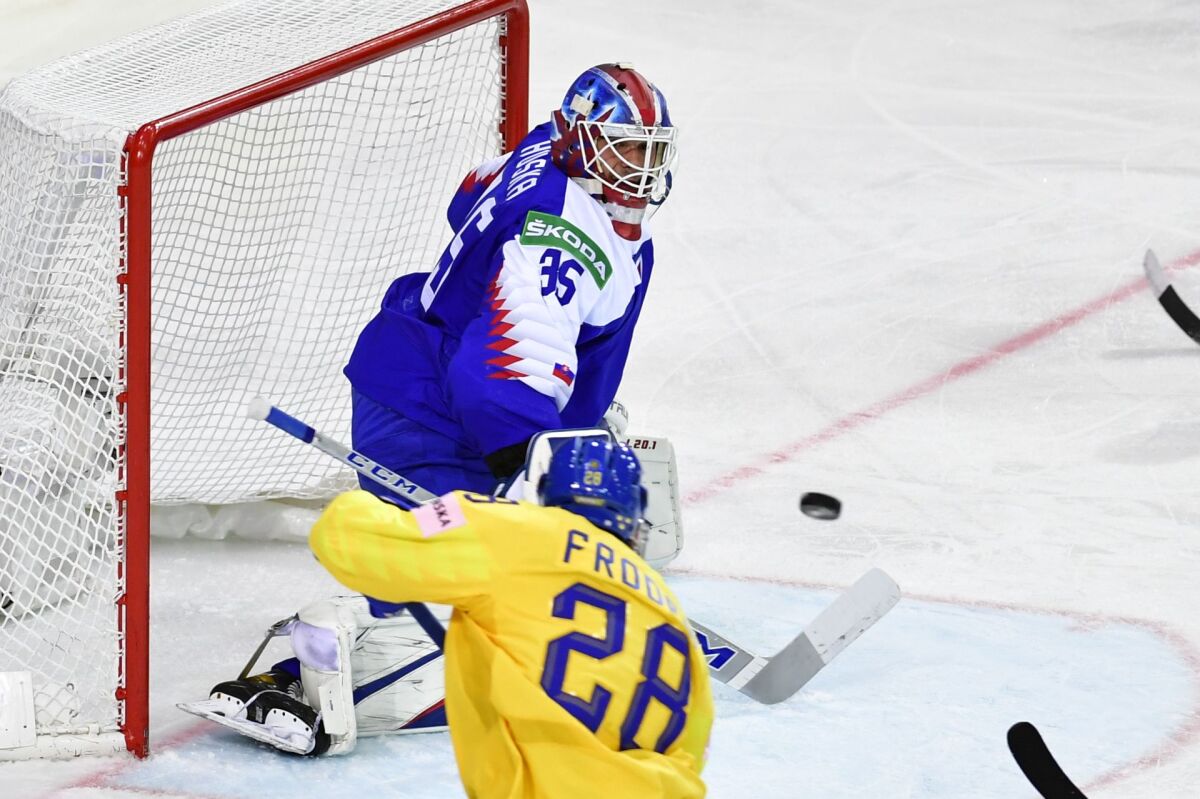 Lotyšsko MS2021 Hokej A SR Švédsko Slovensko