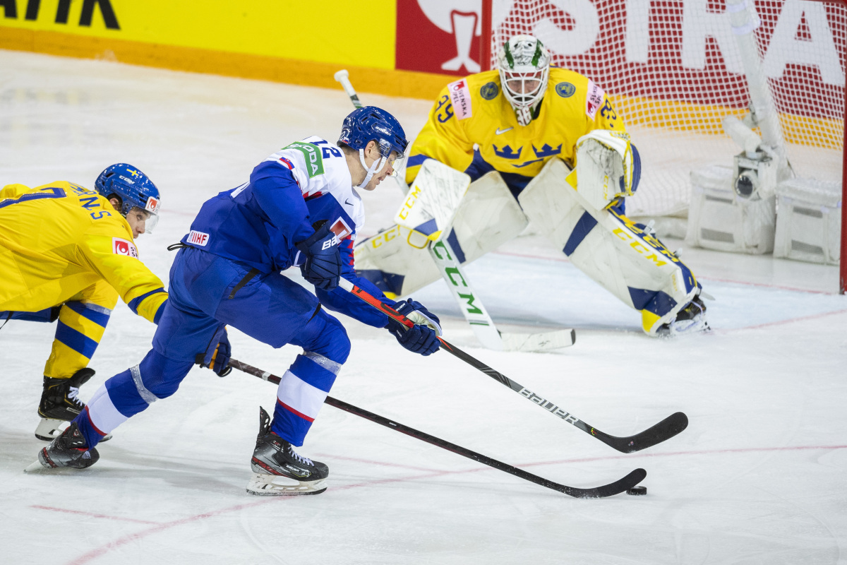 Lotyšsko MS2021 Hokej A SR Švédsko Slovensko
