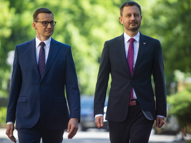 Mateusz Morawiecki / Eduard Heger /