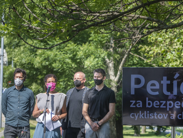 petícia, bezpečnosť, chodci, cyklisti