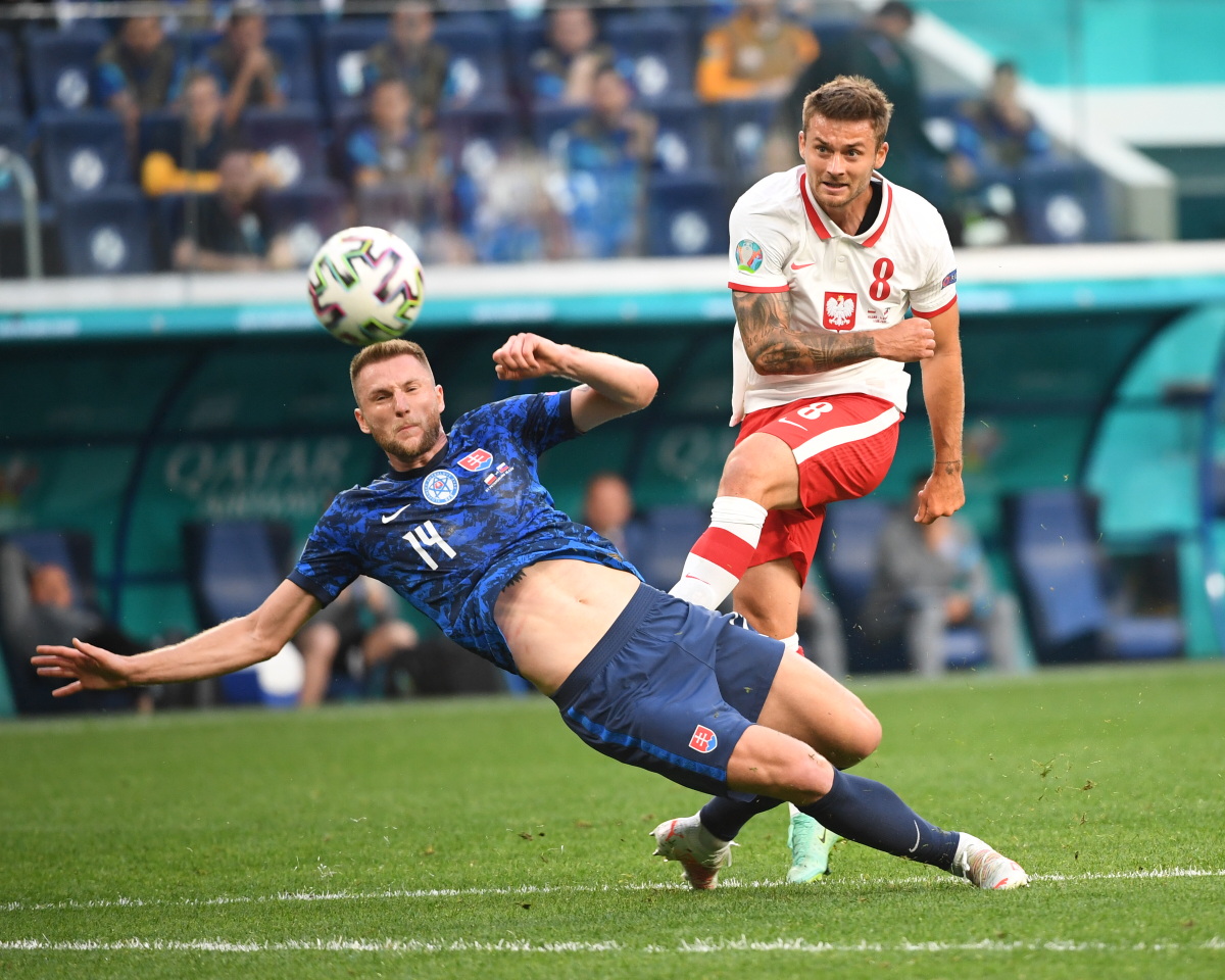 Rusko SR futbal ME2020 E Poľsko Slovensko škriniar