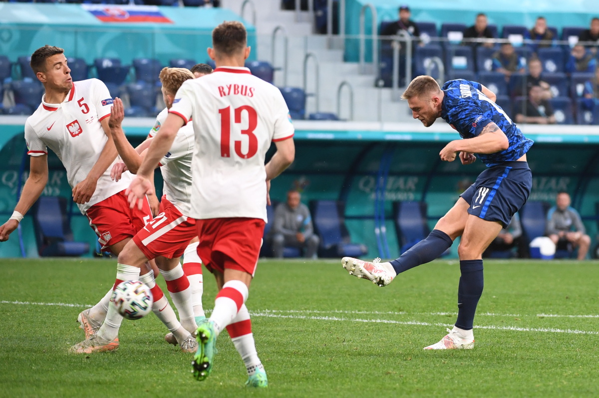 Rusko SR futbal ME2020 E Poľsko Slovensko škriniar