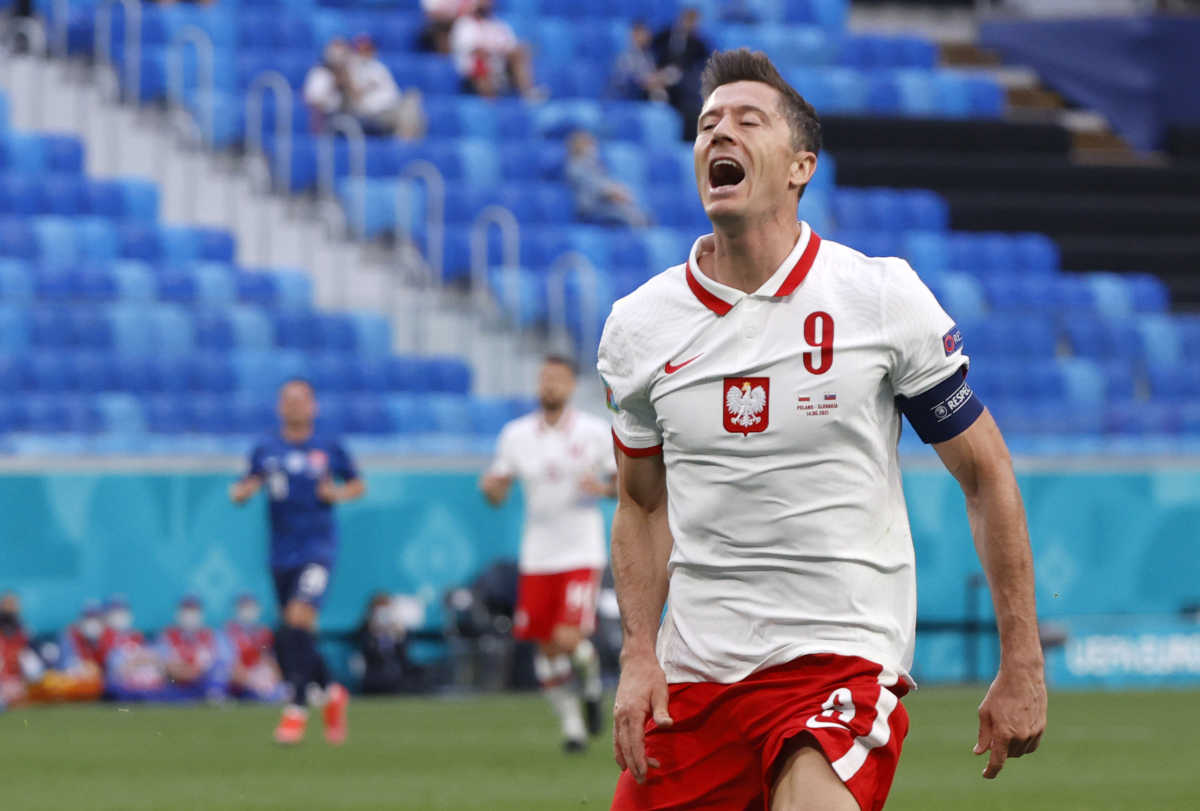 Russia Poland Slovakia Euro 2020 Lewandowski