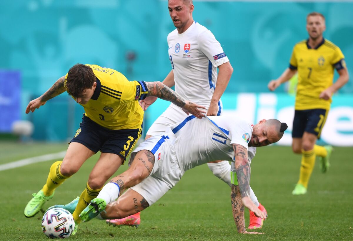 Rusko SR Slovensko Švédsko futbal ME2020 E