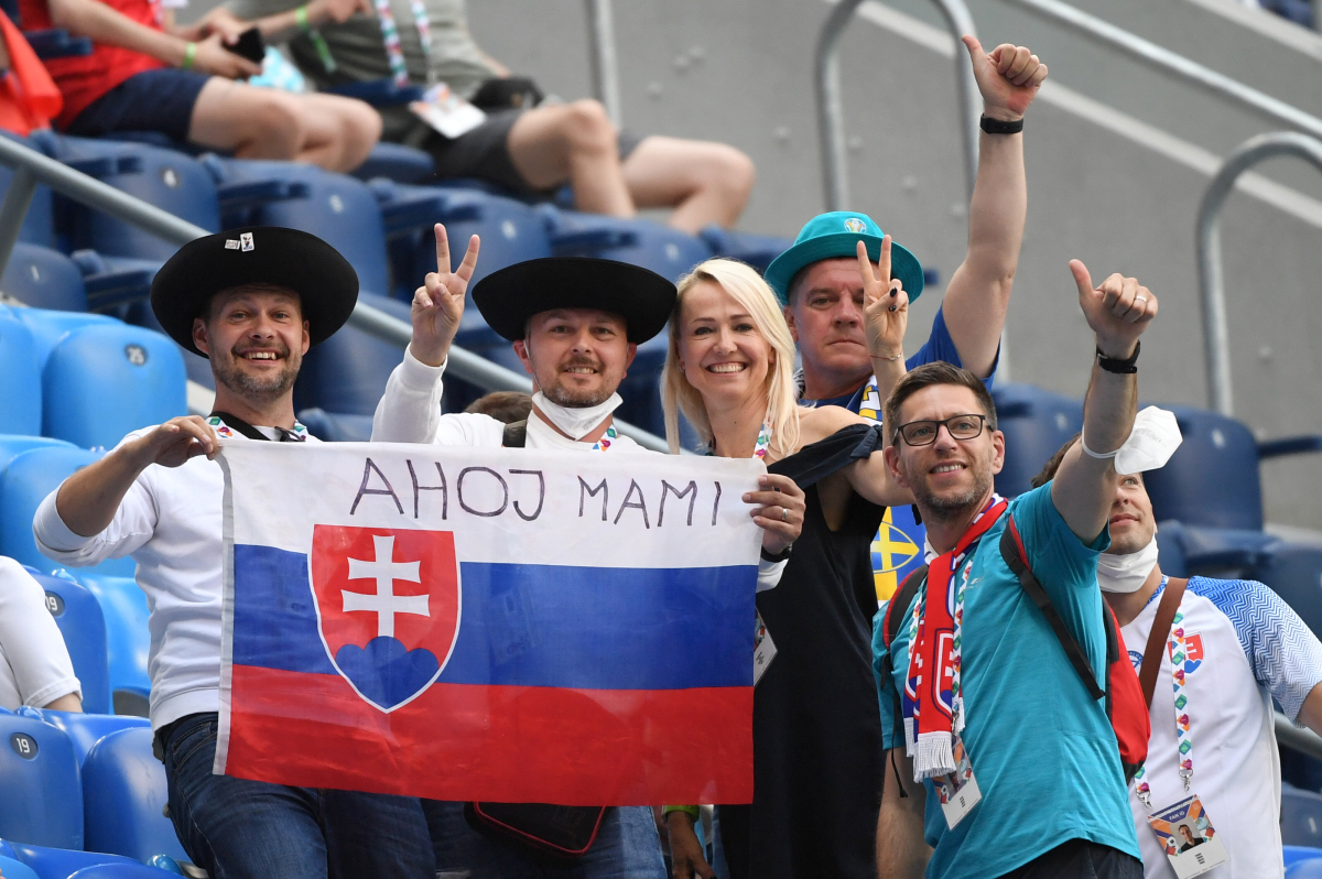 Rusko SR Slovensko Švédsko futbal ME2020 E