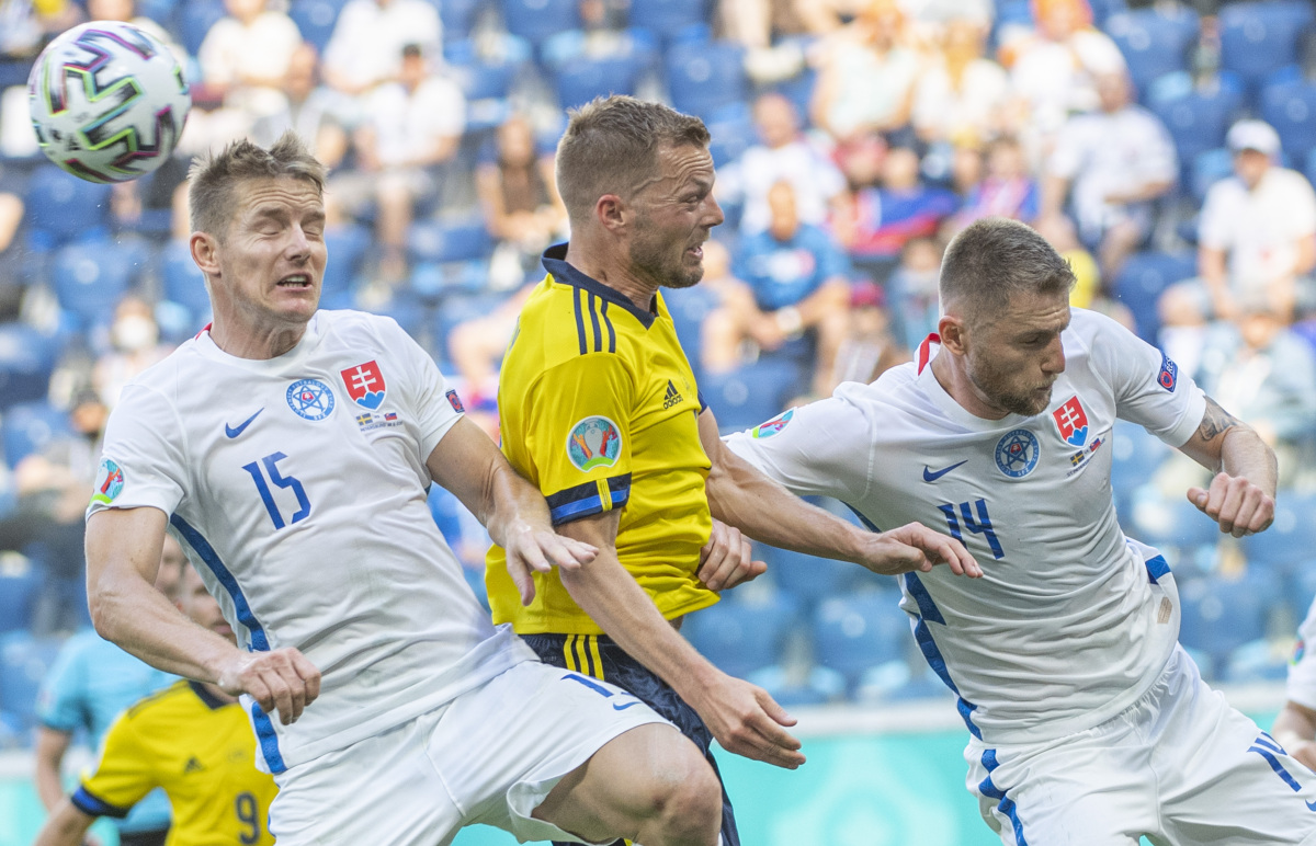 Rusko SR Slovensko Švédsko futbal ME2020 E