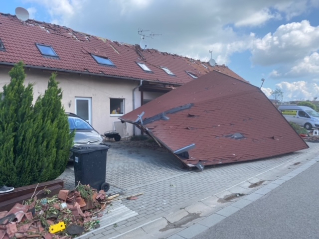 Tornádo na Morave, Hrušky.