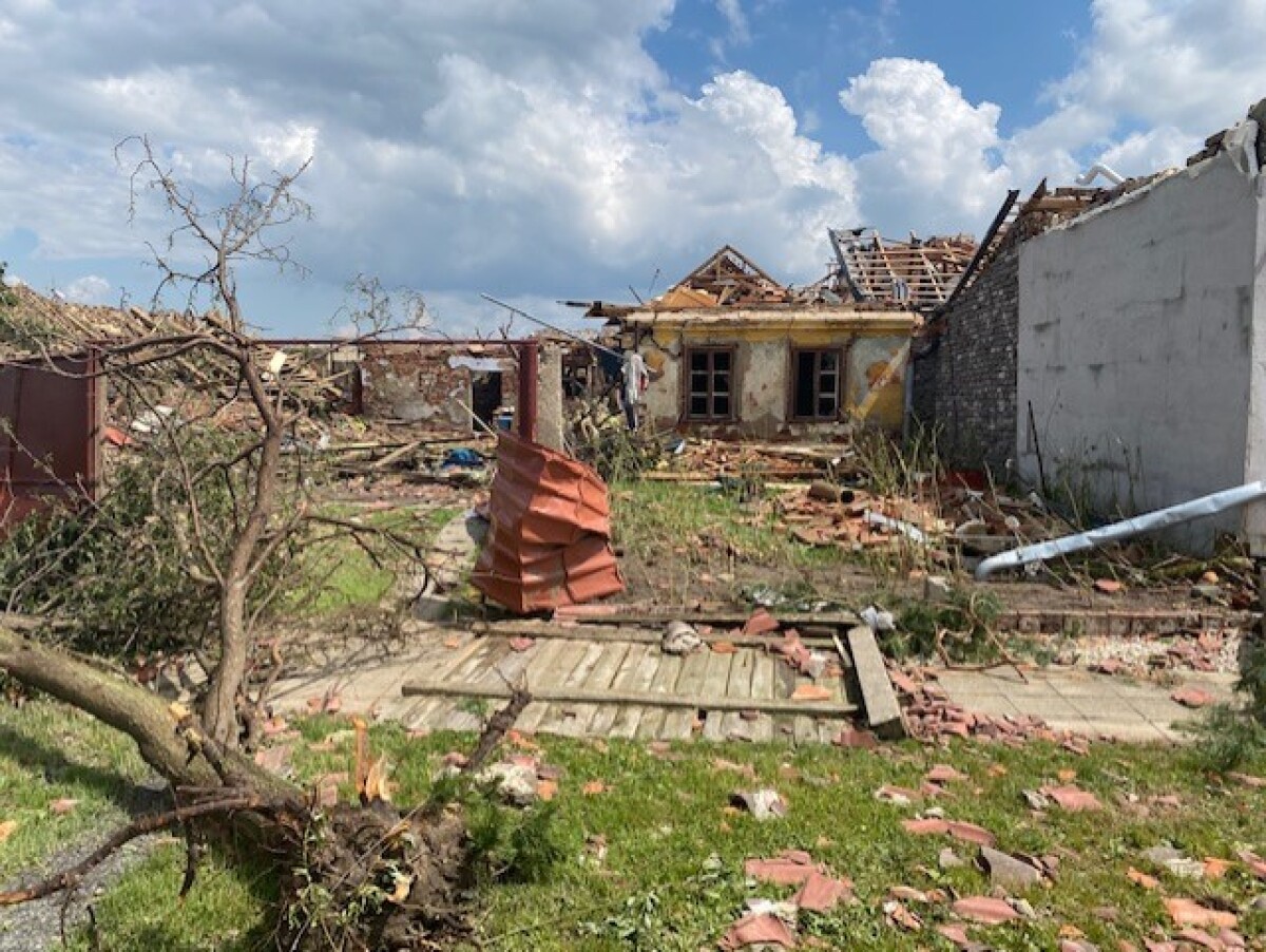 Tornádo na Morave, Hrušky
