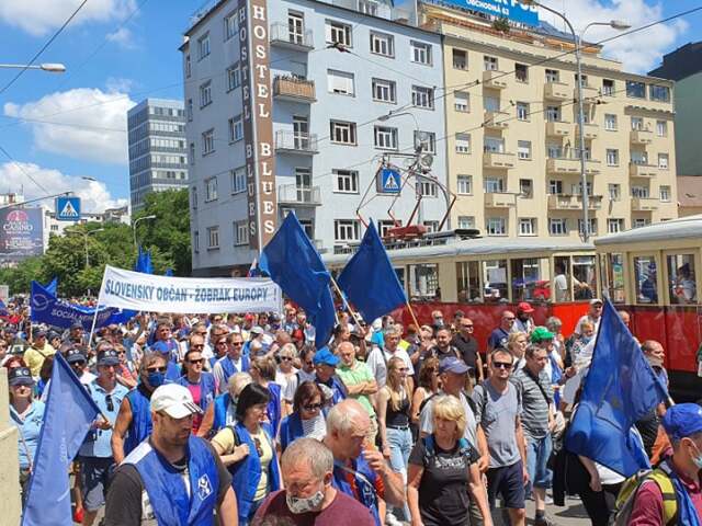 odbory, KOVO, Bratislava, protest, za sociálny štát