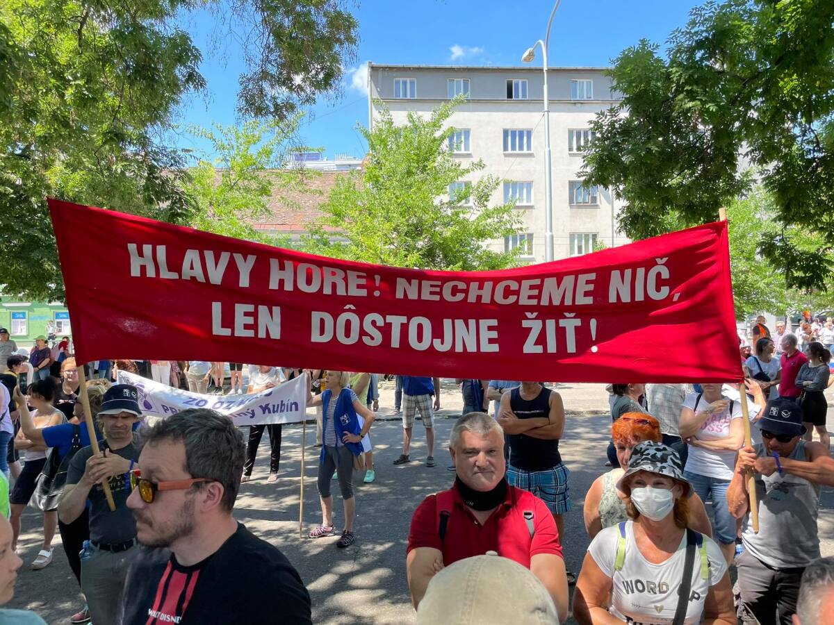 odbory, KOVO, Bratislava, protest, za sociálny štát