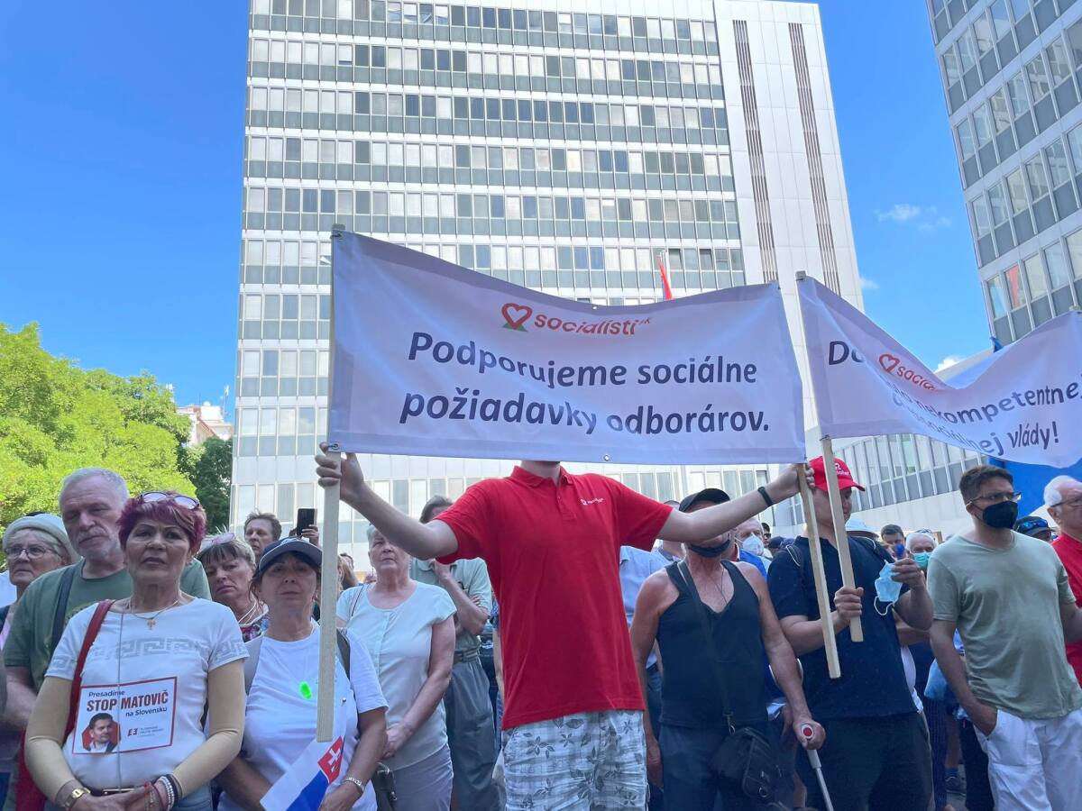 odbory, KOVO, Bratislava, protest, za sociálny štát