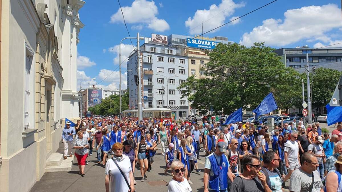odbory, KOVO, Bratislava, protest, za sociálny štát