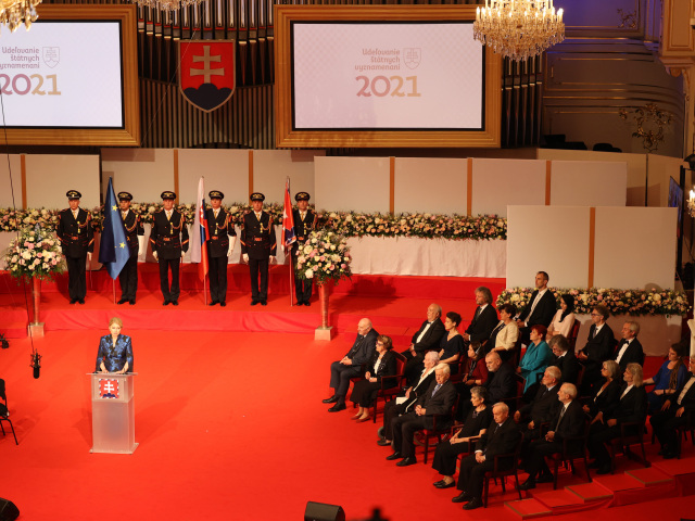 štátne vyznamenania 2021