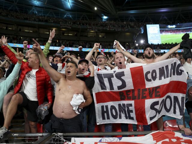 Britain England Denmark Euro 2020 Soccer fans