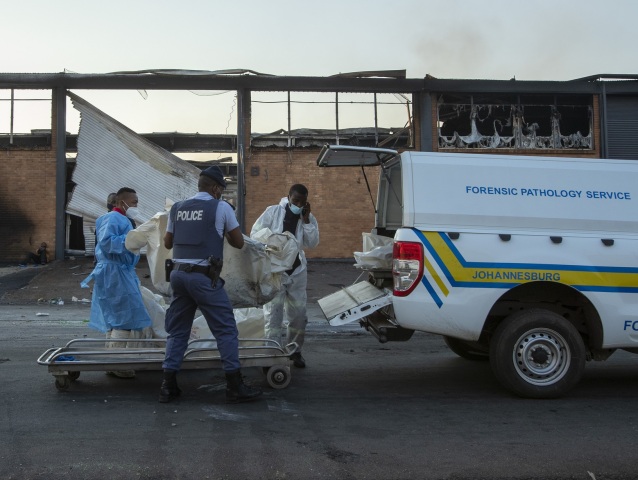 JAR protesty Johannesburg