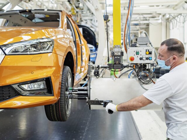 Škoda Fabia - výroba Mladá Boleslav