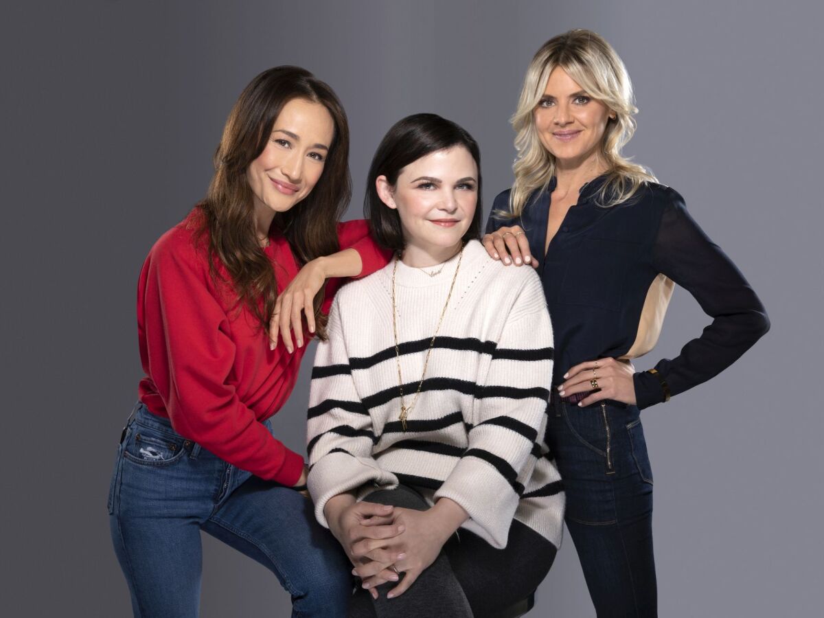 pivoting,ginnifer goodwin, maggie q, eliza coupe,