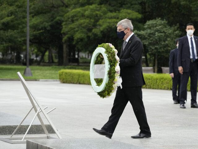 Tokyo Olympics Bach Hiroshima