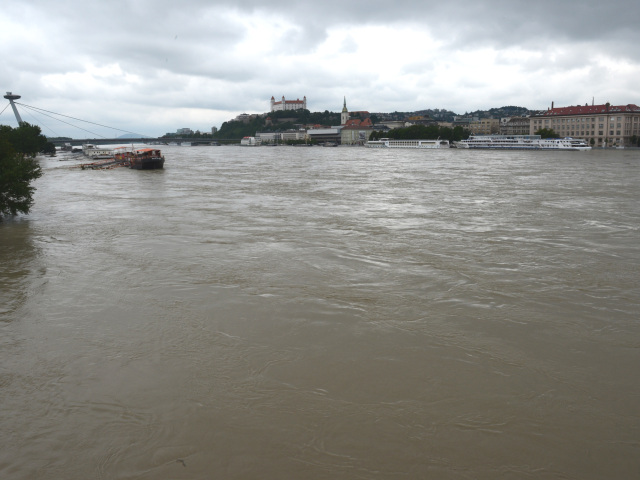 Bratislava počasie povodne Dunaj