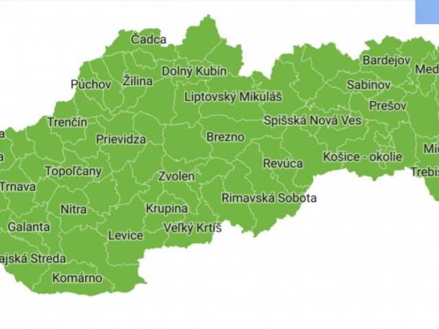 Mapa / Epidémia / Covid /