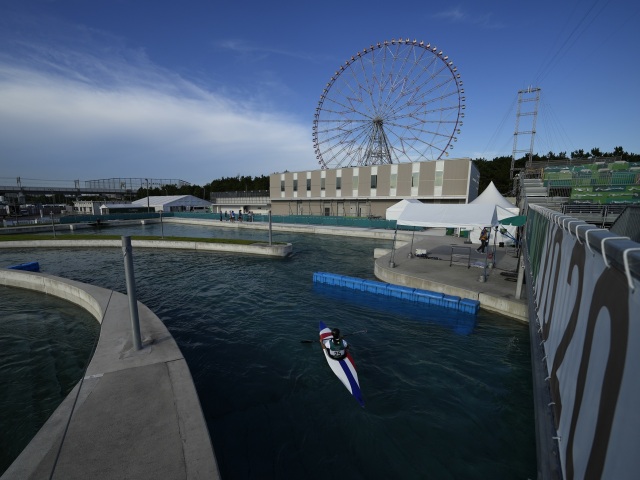 Japonsko OH2020 vodný slalom tréning
