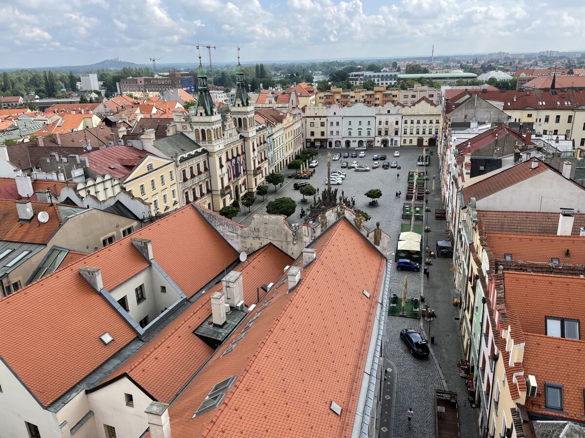 pardubice z výšky