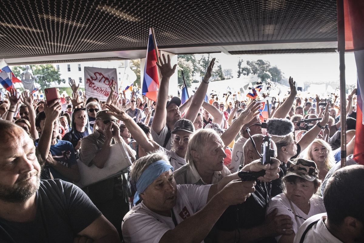 Protest / Demonštrácia / NR SR / Národná rada / Parlament /