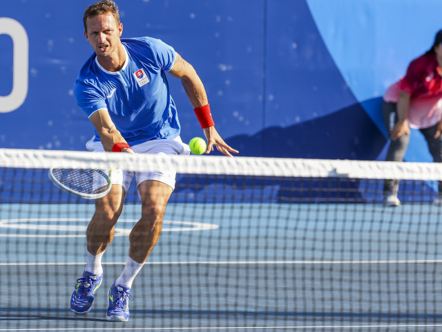 Japonsko OH2020 SR Tenis muži štvorhra 1.kolo Klein Polášek