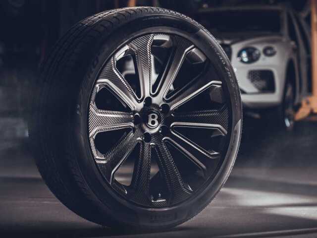 Bentley - karbónové kolesá