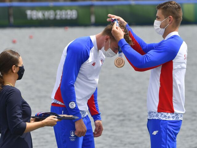 Japonsko OH2020 SR Kanoistika K4 finále 500 m bronz
