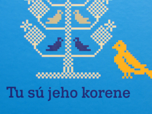 Publikacia Tu su jeho korene. Reprofoto.