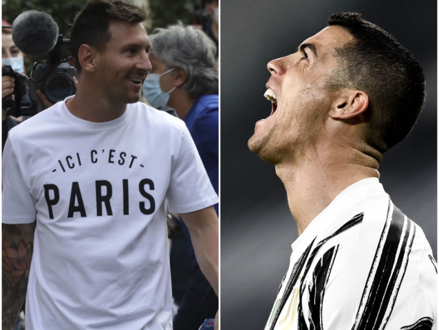 ronaldo, messi