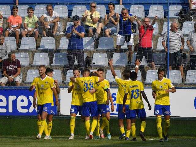 SR futbal FL 1. kolo Michalovce Dunajská Streda KEX