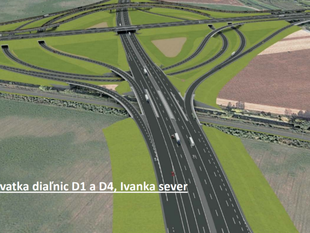 krizovatka D1 a D4