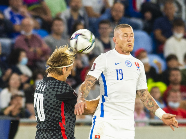 SR Futbal MS kval. H Chorvátsko BAX