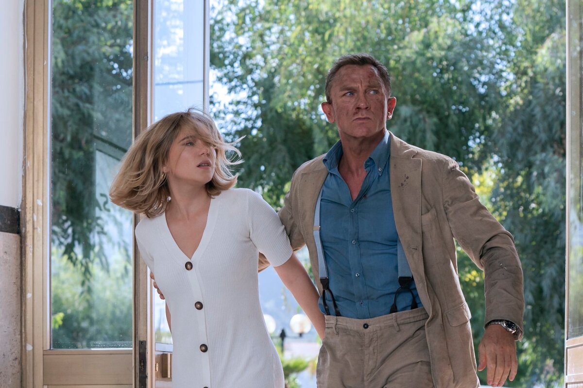Daniel Craig a Léa Seydoux No time to die