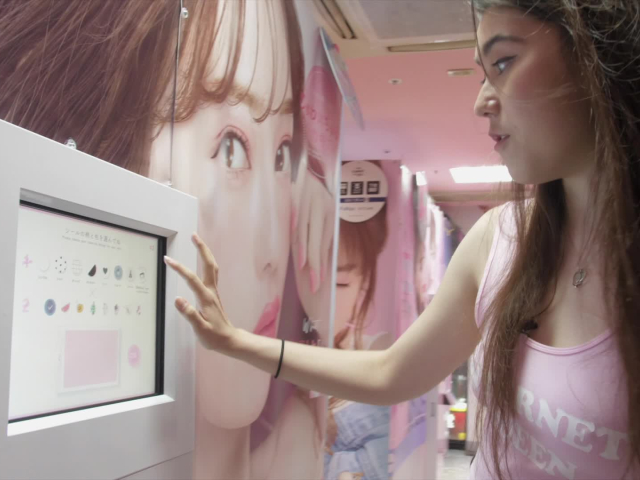 mall tv, Naomi v Japonsku, purikura