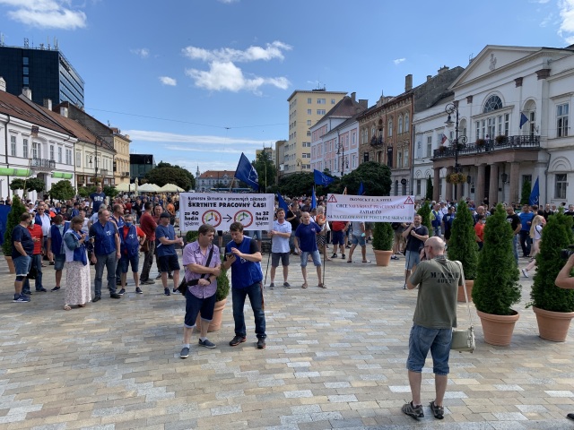 Košice / Protest / U.S. Steel /