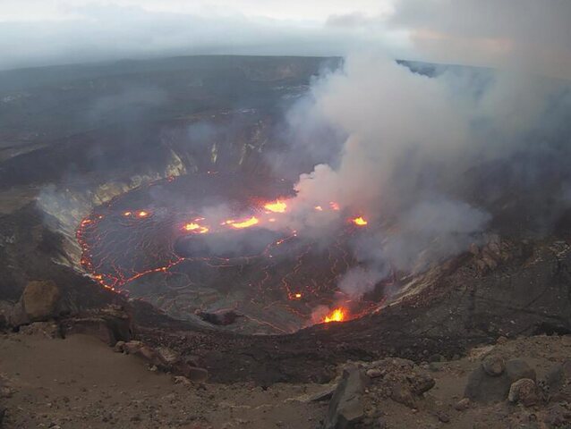 USA Havaj sopka Kilauea