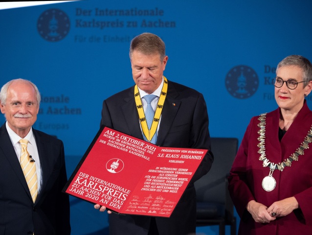 Nemecko Aachen Cena Karola Veľkého Iohannis