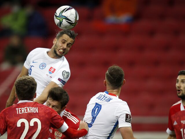 Rusko hancko futbal kval. MS 2022 H Slovensko