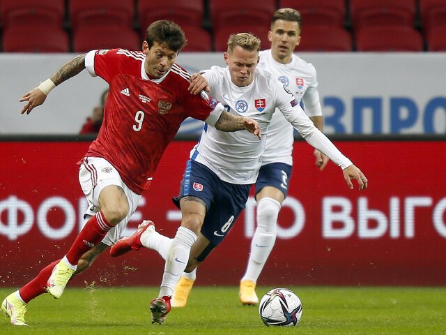 Rusko SR šport futbal kval. duda MS 2022 H Slovensko
