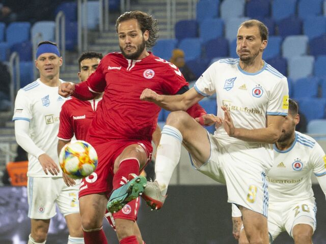 SR šport futbal FL 14. kolo Slovan Senica Ljubičič