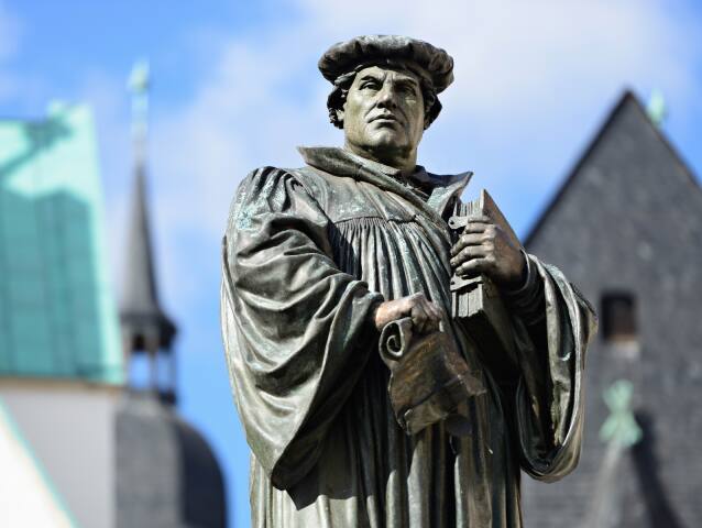 Martin Luther, socha