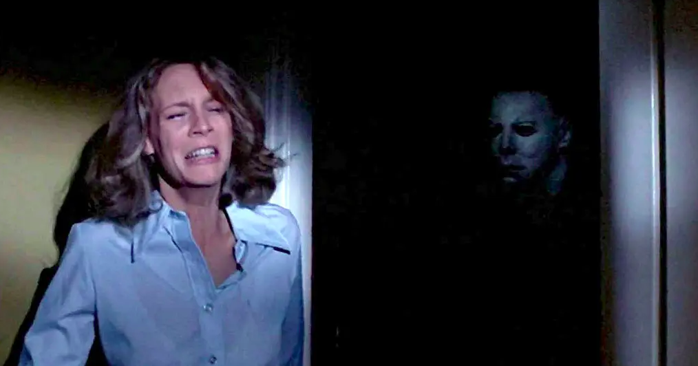Jamie Lee Curtis vo filme Halloween z roku 1978.