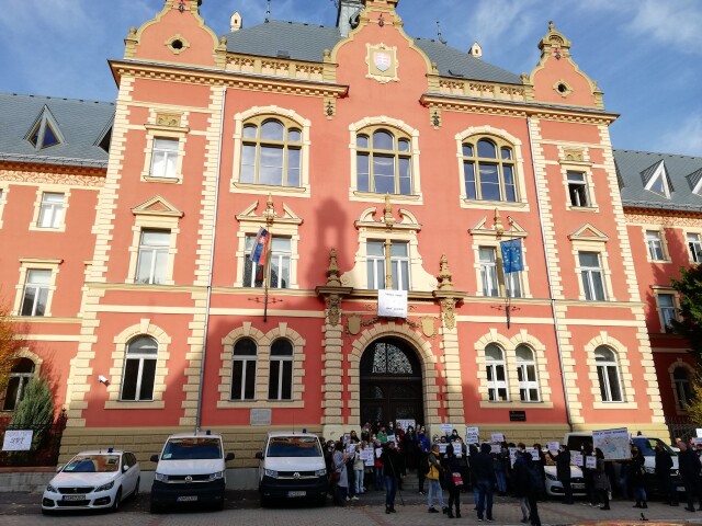 Banská Bystrica, protest, súdna mapa