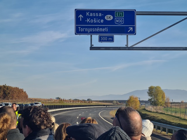 otvorenie dialnice v madarsku